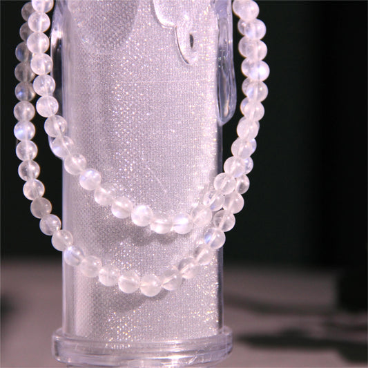 16 PCS per Box 6MM Moonstone for Men Women | Natural Crown Chakra Crystal for Emotion Spiritual Healing | Gemstones for Relationship & Love